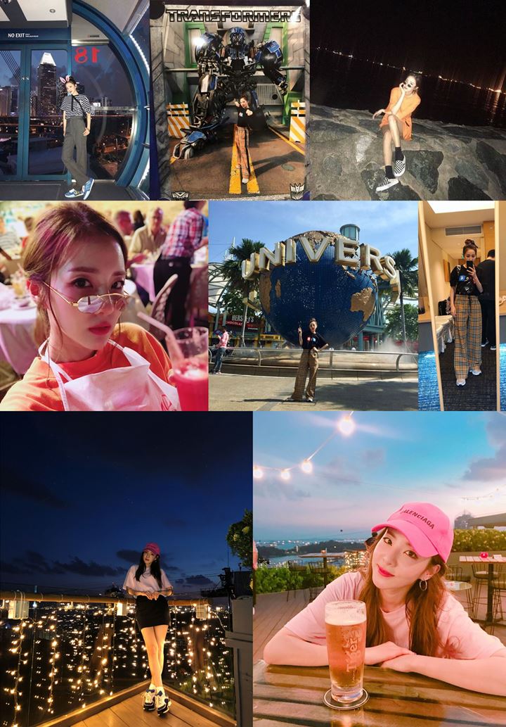 Sandara Park di Singapura