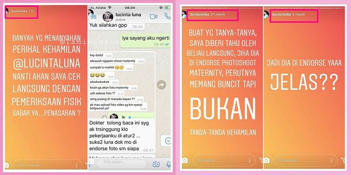 Dokter Siska dan Lucinta Luna