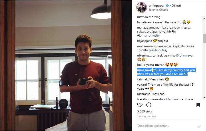 Mike Lewis Protes Arifin Putra