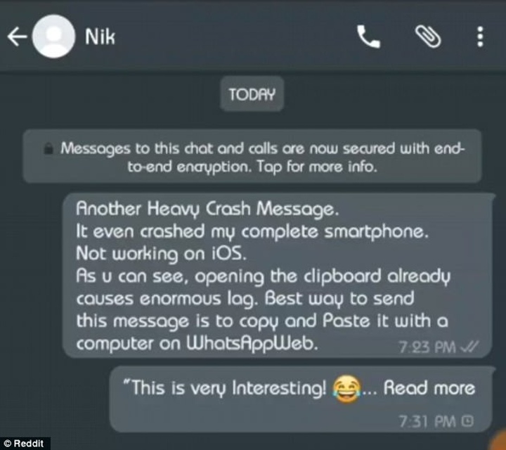 Hati-Hati! Serangan Bom Teks WhatsApp Bisa Buat Ponselmu Lumpuh Seketika
