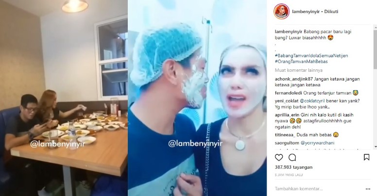 Beredar Video Diduga Andika Kangen Band Makan dengan Kekasih Baru