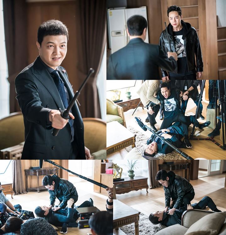 Jang Geun-suk dan Jung Woong In di \'Switch\'