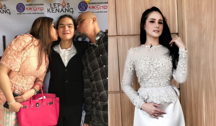 Maia dan Ahmad Dhani Akur di Wisuda Dul, Mulan Jameela Pilih Tulis Permintaan Maaf