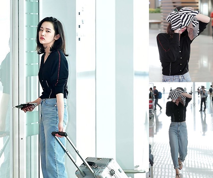 Jeon Jong Seo di Bandara