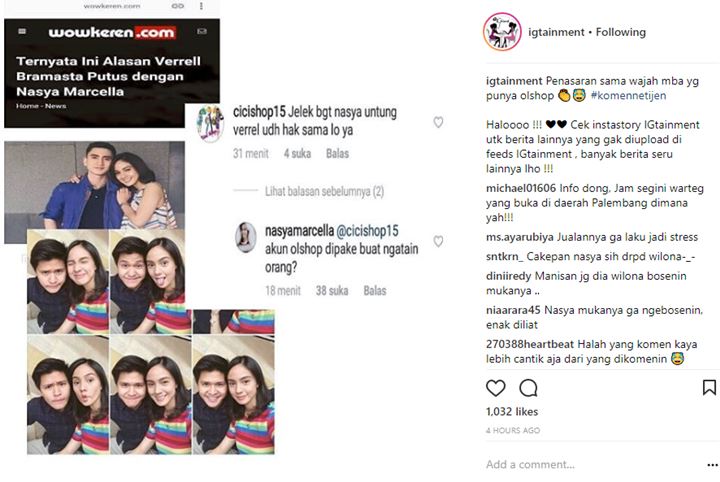 Nasya Marcella Diejek Jelek, Netter Ramai Tak Terima