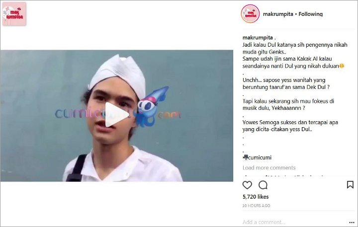 Dul Jaelani Ingin Taaruf dan Nikah Muda