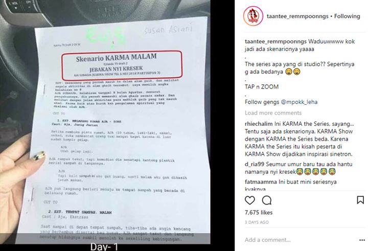 Beredar Skenario \'Karma\' di Media Sosial, Netter Heboh Beberkan Faktanya