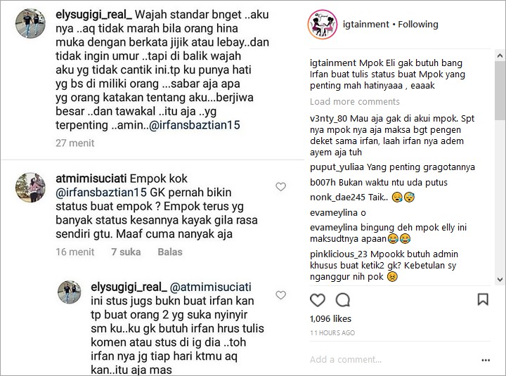 Ely Sugigi Disindir \'Gila Rasa\'