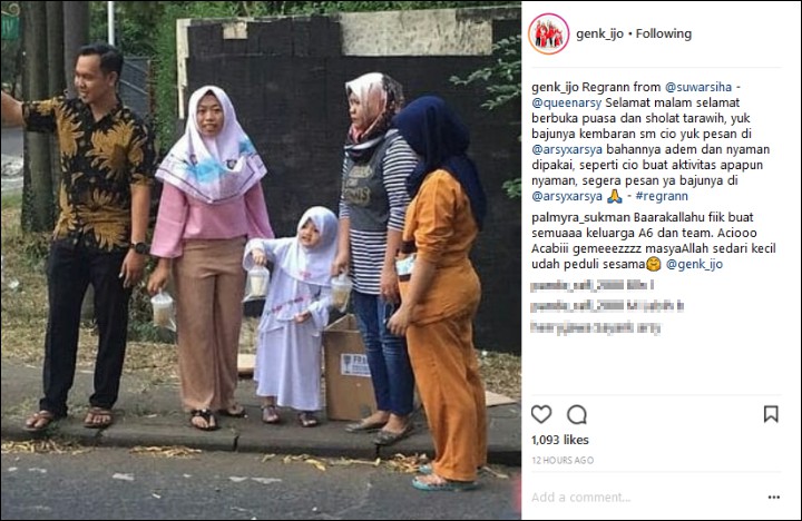 Keluarga Anang-Ashanty Berbagi
