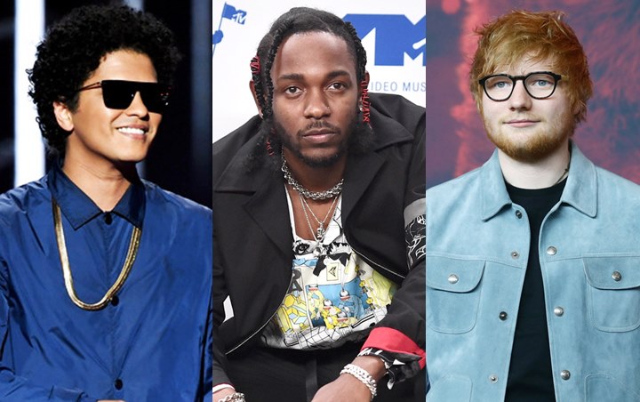 Bersaing dengan Bruno Mars dan Kendrick Lamar, Ed Sheeran Sabet Top Artist BBMAs 2018