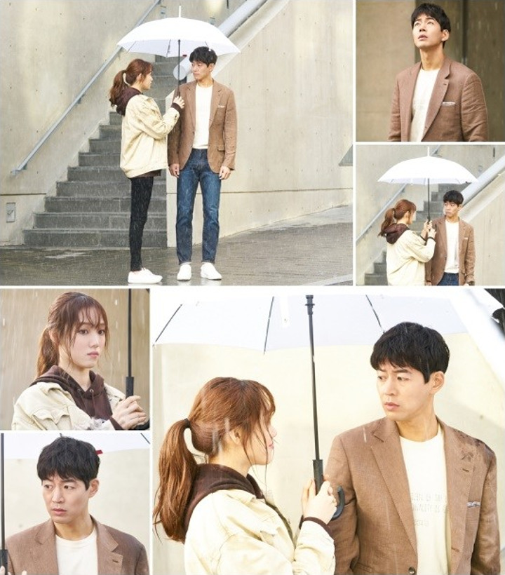 Momen Romantis Lee Sung Kyung dan Lee Sang Yoon di Bawah Hujan