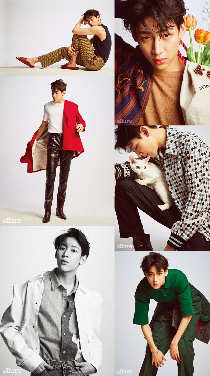 BamBam pemotretan untuk majalah Allure