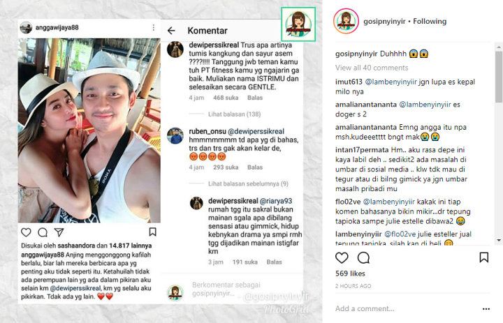 Dewi Persik Minta Angga Wijaya Selesaikan Masalah Secara Gentle