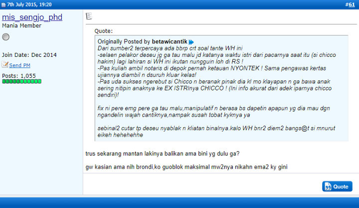 Gosip Wanda Hamidah Pelakor