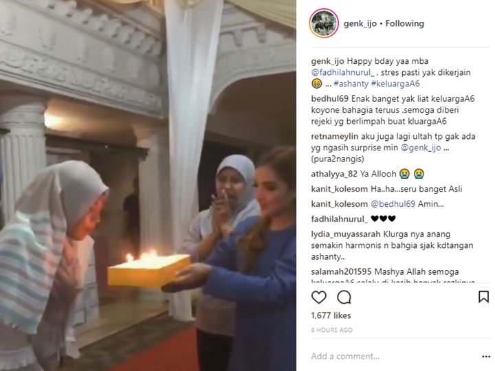 Kejutan dari Ashanty