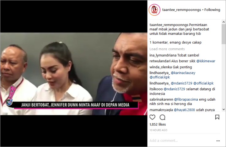 Kata Netter Soal Tuntutan Hukuman Jennifer Dunn