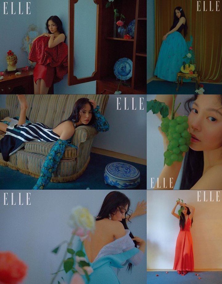 Min Hyo Rin Tampil Sensual di Elle