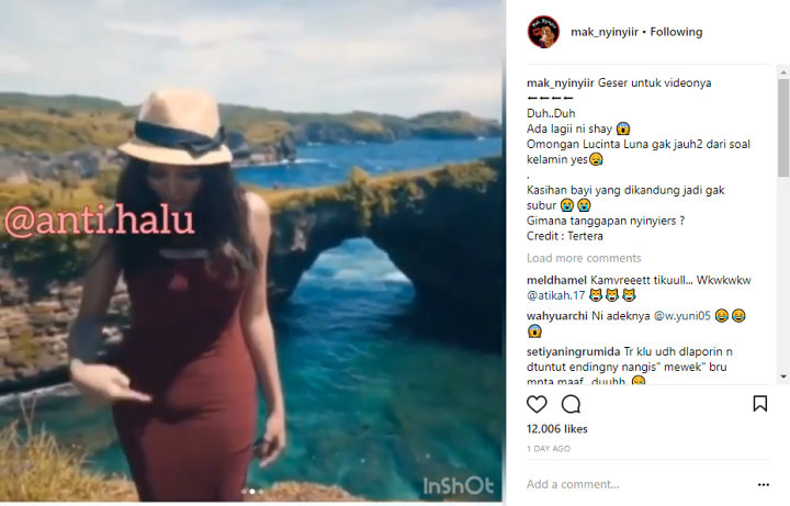 Lucinta Luna Dituding Lecehkan Nusa Penida