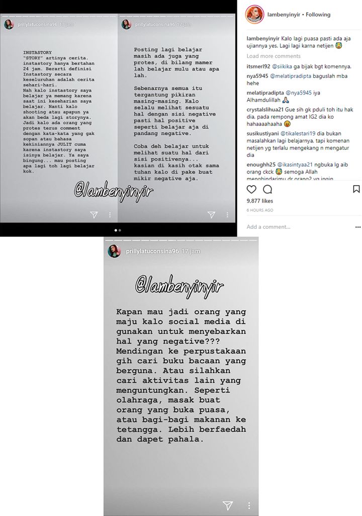 Dinyinyiri Netter karena Sering \'Pamer\', Prilly Latuconsina Ngamuk