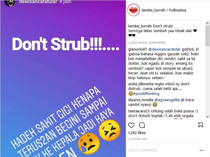 Tulis Curhatan Pakai Bahasa Inggris, Dewi Sanca Bikin Netter Tertawa