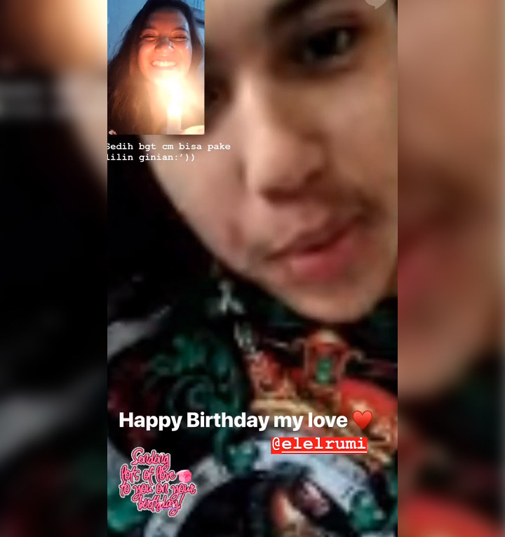 Marsha Aruan Rayakan Ulang Tahun El Rumi