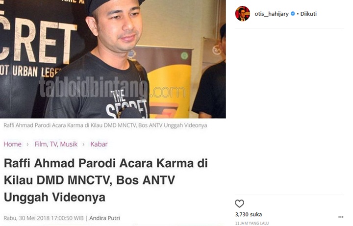 Otis Sindir Raffi Parodi Karma