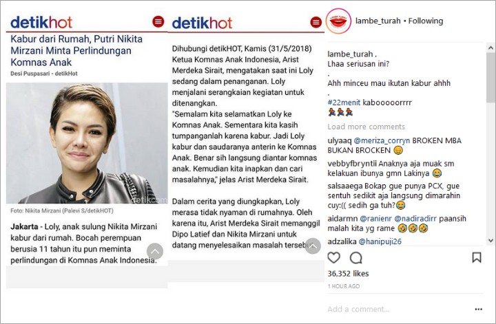 Anak Pergi dari Rumah Usai Isu Nikita Mirzani-Dipo Ribut, Netter Ribut Bahas \'Karma\'