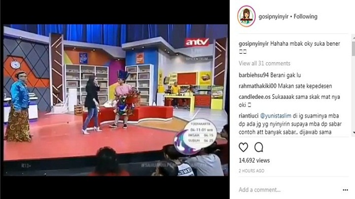 Ayu Ting Ting Ditantang Okky Lukman