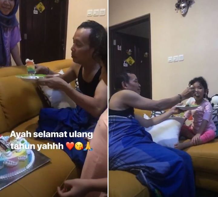 Kejutan Ultah Ayah Ayu Ting Ting