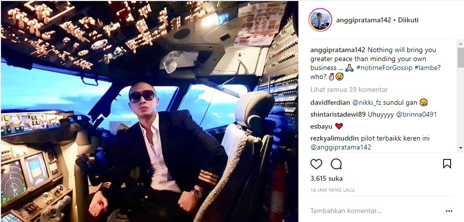 Anggi Pratama Soal Gosip dengan Samuel Rizal
