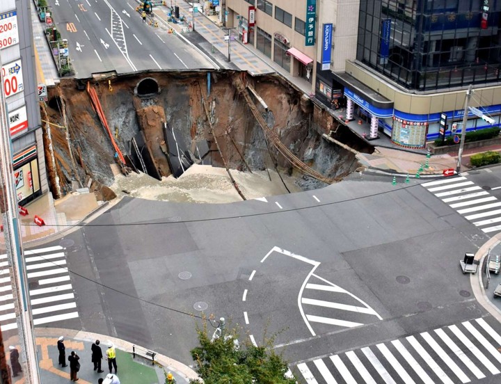 Sinkhole di Jepang