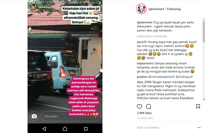 Ibunda Nagita Slavina Sering Santuni Anak Yatim Piatu
