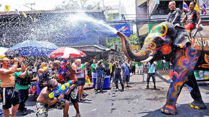 Festival Songkran di Thailand