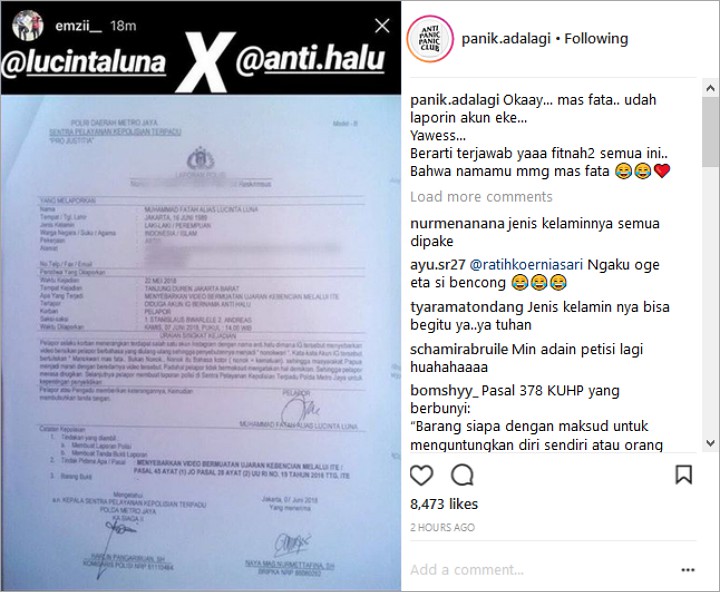 surat laporan lucinta dan Terungkap, Asli Kelamin Jenis Tantang Nama Netter surat laporan lucinta dan Terungkap, Asli Kelamin Jenis Tantang Nama Netter