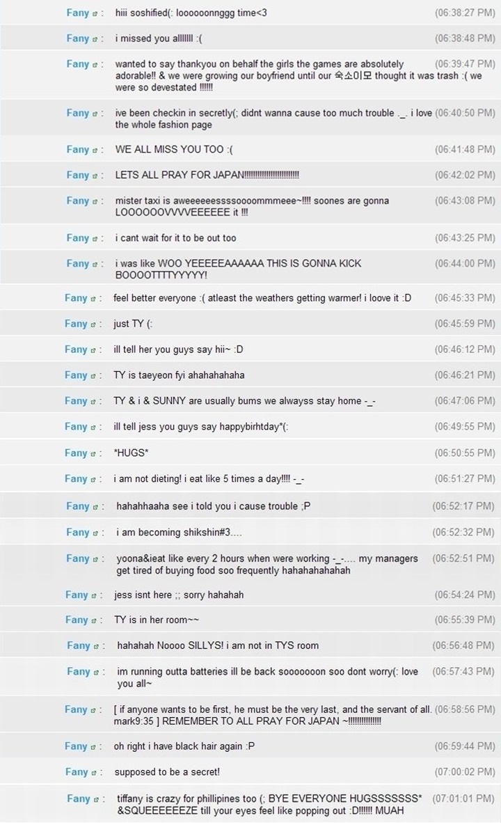 Postingan Tiffany di Forum Soshified