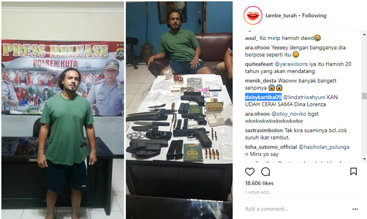 Gathan di Kantor Polisi