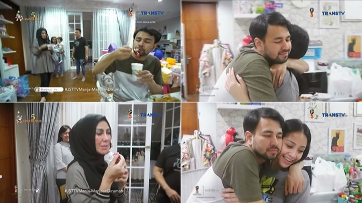 Raffi Buka Puasa di Rumah