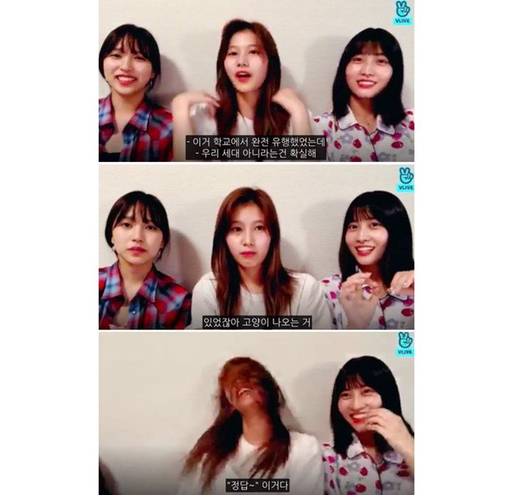 Momo-Mina-Sana Twice Siaran V Live Gunakan Bahasa Jepang