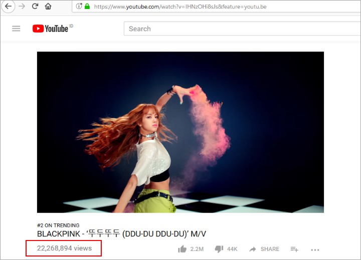 Kalahkan Rekor Twice, \'DDU-DU DDU-DU\' Black Pink Jadi MV Tercepat yang Raih 20 Juta Views