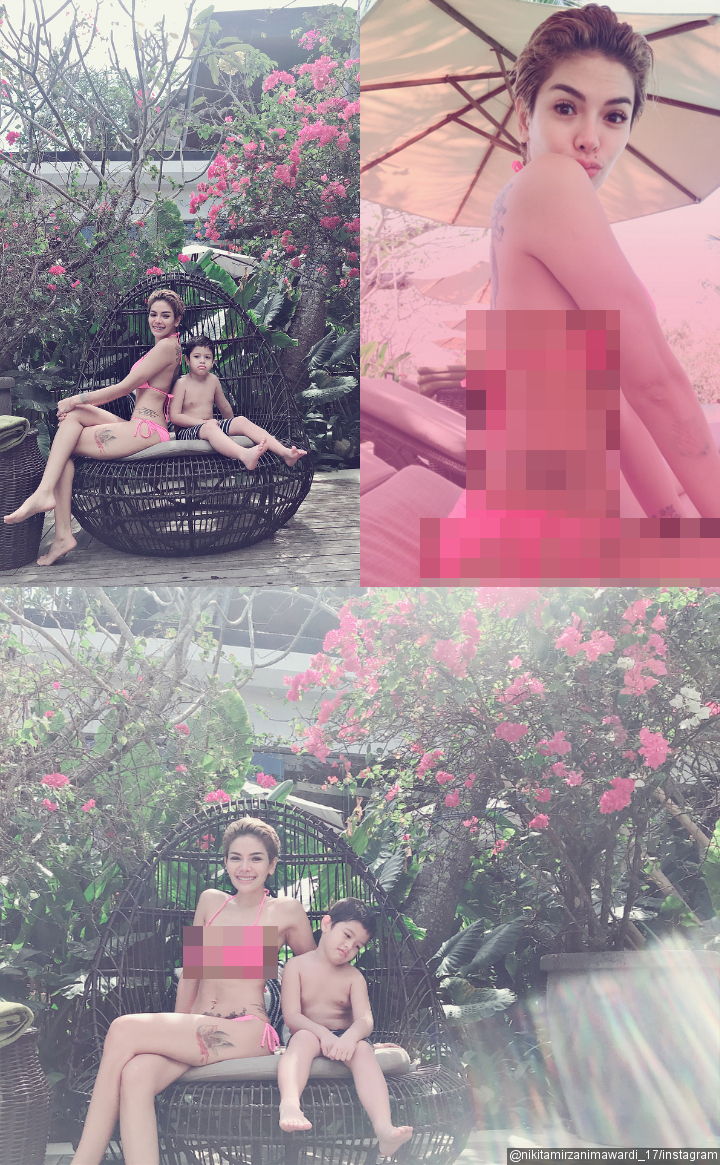 Nikita Mirzani Liburan di Bali Bareng Anak