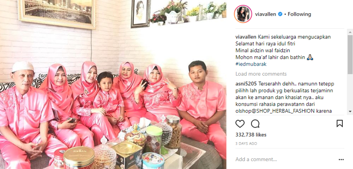 Baju Lebaran Ayah dan Adik Via Vallen Bikin Kasihan, Tampannya Anak Tiri Bella Saphira - Topik Pagi