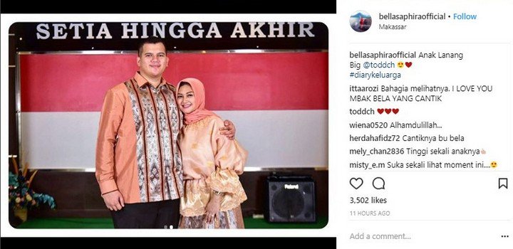Baju Lebaran Ayah dan Adik Via Vallen Bikin Kasihan, Tampannya Anak