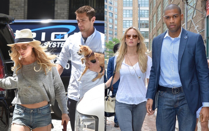 Jennifer Lawrence yang Selalu Dikeliling Bodyguard Tampan