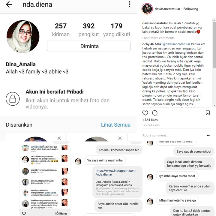 Ingin Laporkan Akun yang Mencibir Dirinya, Netter Sebut Dewi Sanca Kalah Mental dengan Ayu Ting Ting