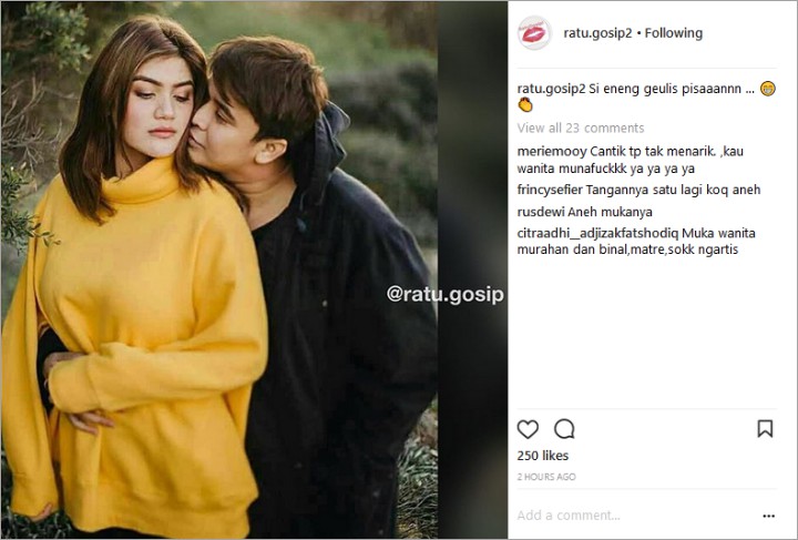 Wajah Hilda Vitria Dibilang Aneh