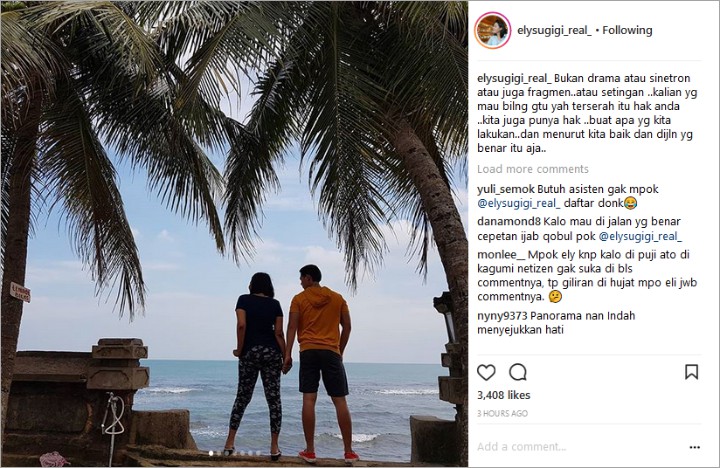 Disebut Bikin Gimmick Lagi, Ely Sugigi Tegaskan Bukan Settingan