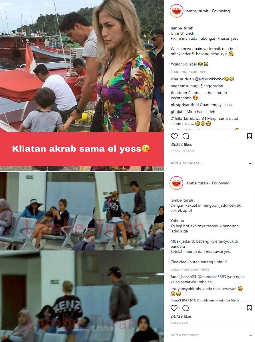Jessica Iskandar dan Richard Kyle Berlibur Bersama