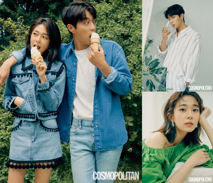 Yoon Doo Joon dan Baek Jin Hee Santai Makan Es Krim Bareng di Pemotretan \'Let\'s Eat 3\'