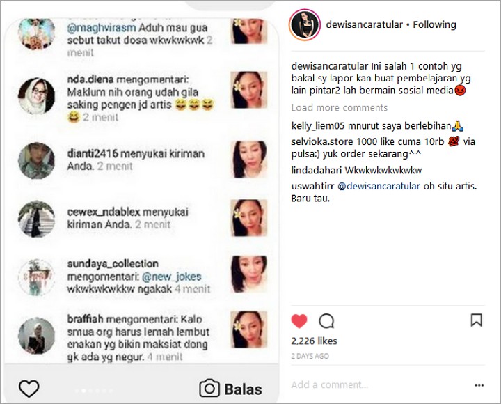 Dewi Sanca Polisikan Haters 2