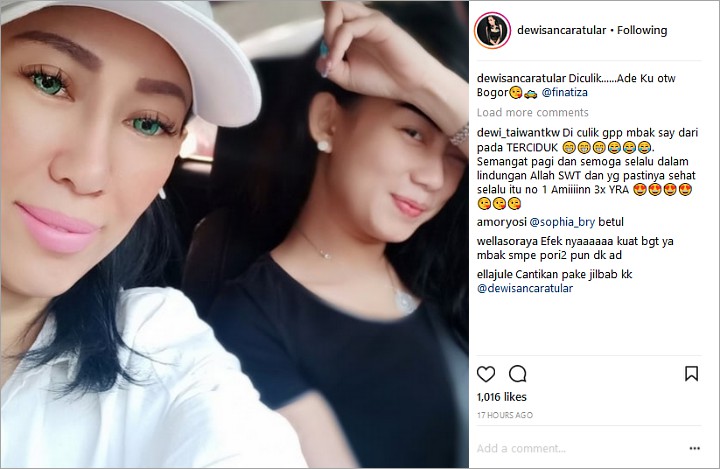 Dewi Sanca \'Diculik\', Netter Salah Fokus Dengan Sang Adik